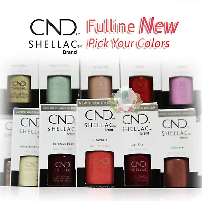 CND Shellac UV Gel Polish 0.25 Oz - Fulline Part 2 *Pick Any* • $15.99