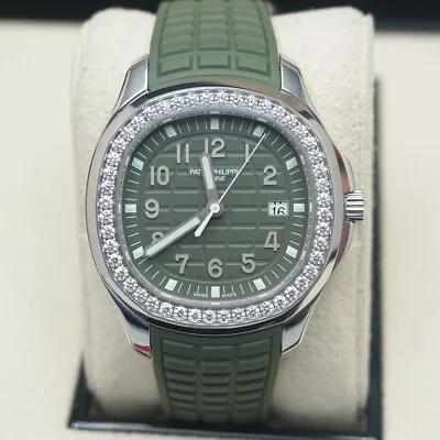 Patek Phillipe Aquanaut Luce 5267/200A 38mm Green Dial • $49500