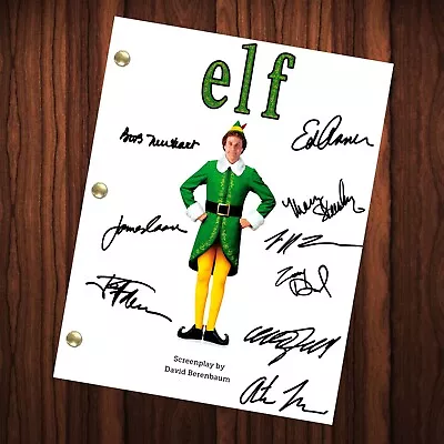 Elf Movie Signed Autographed Script Full Screenplay Full Script Reprint • $24.99