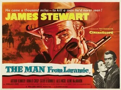 THE MAN FROM LARAMIE MOVIE POSTER James Stewart RARE 1 • $9.98