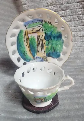 $2.50 • Buy Natural Bridge VA. Miniature Plate & Cup
