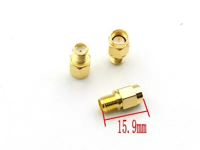 £2.95 • Buy PureTek® Gold Plated SMA Male (male Pin) To SMA Female (female Pin) Adapter