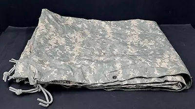 USGI Military Reversible Field Tarp ACU 90 X 80 Ground Tarpaulin Shelter • $35.75