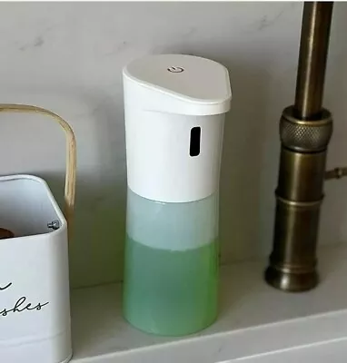 £4 • Buy Automatic Hand Gel & Soap Dispenser, Contact Free Pump, White W/ Infrared Sensor