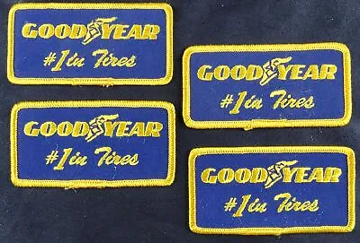 Lot Of 4 Vintage Good Year #1 In Tires Patch Mechanic Shirt Coveralls Etc. NOS • $9.95