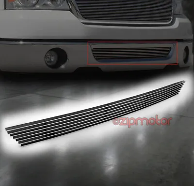 06 07 08 Ford F-150 Pickup Bumper Lower Aluminum Billet Grille Polished Boltover • $40.95