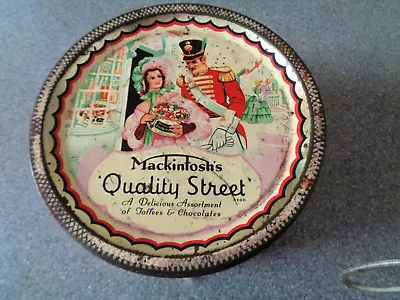 £12.50 • Buy Vintage Mackintosh's Quality Street Confectionary  Chocolate Sweet Candy Tin