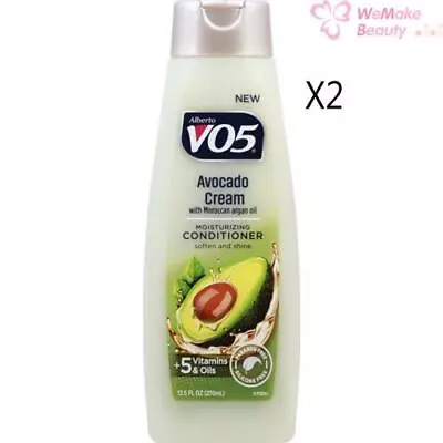 VO5 Avocado Cream With Moroccan Argan Oil Conditioner 12.5oz / 370ml 2 Packs New • $17.95