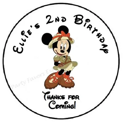 Minnie Mouse Personalized Custom Thank You Seals Labels Stickers Party Favors • $4.49