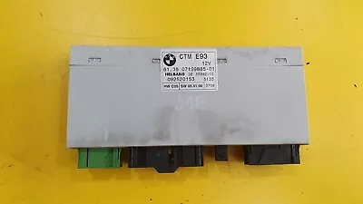 £19.99 • Buy BMW 3 SERIES E93 CONVERTIBLE 320D 320i 2007-2010 ROOF CONTROL MODULE ECU 7199885