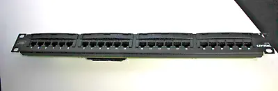 Leviton Voice Patch Panel 48 Port 2RU 8 25 Pair Connectors For Phone UNTESTED • $119.98