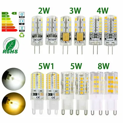 2W 3W 4W 5W 8W LED Bulb G4 G9 Capsule Light Bulbs Lamps Corn Halogen 12V 220V • £12.55