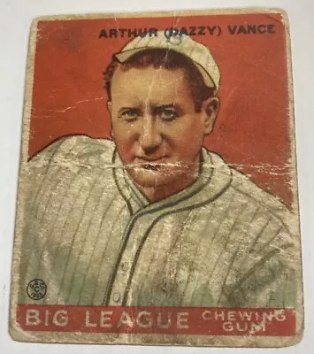 1933 Goudey #2 Dazzy Vance St. Louis Cardinals • $15.50