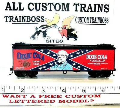 Ho Scale Custom Dixie Cola Civil War Reefer 17... Also Avail In O Scale🧋🧋🧋🧋 • $33.99