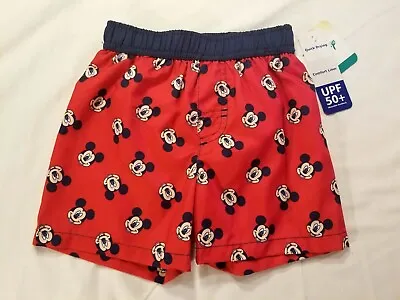 Boys Mickey Mouse Disney Swim Swimming Shorts Trunks Nice New Pick Your Size • $9.34