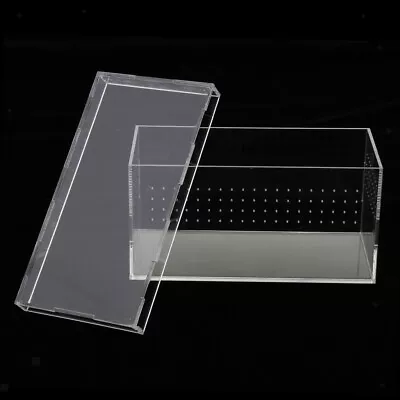 Acrylic Reptile Terrarium   Spider Vivarium Tank Crawler Holder Box • $25.44