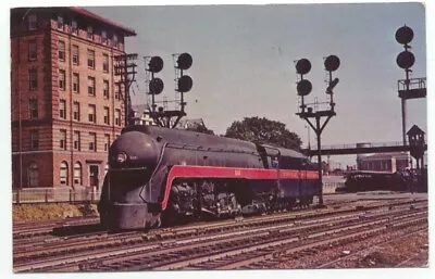 Norfolk & Western Railroad J Class Train Steam Engine Locomotive 610 Postcard • $1.99