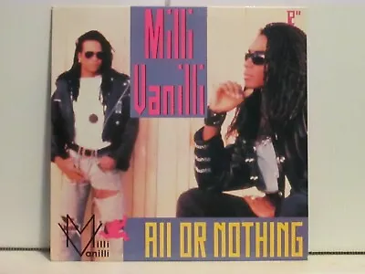 MILLI VANILLI--All Or Nothing--12  Vinyl LP-3 Tracks--1989 Arista • $7.99