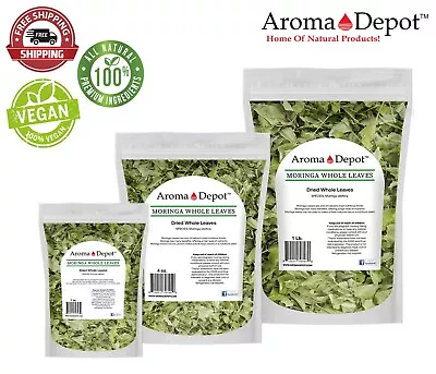 Moringa Dried Leaves - 100% Natural WHOLE Leaf Non-GMO For Drinks Soup Salad • $5.99