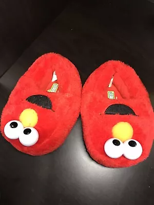 Sesame Street Elmo Slippers Toddler Size 7-8 • $8.99