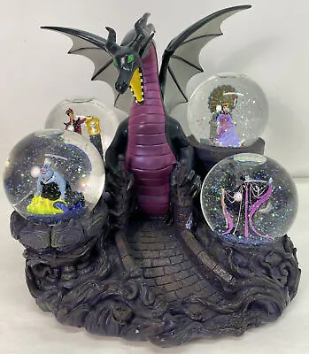 Disney Store European Exclusive Limited Edition Villains Musical Snow Globe 1988 • $599.95