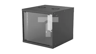 HANGING CABINET 9U 540x560 RACK 19 BASIC FLATPACK BLACK /T2UK • £195.14