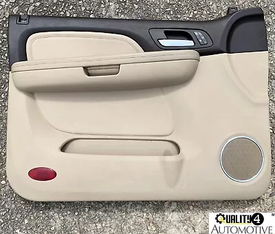 2007-09 Gmc Yukon Escalade Oem Front Left Driver Side Interior Door Panel Beige • $269