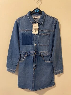 $29.99 • Buy NWT Zara Girls Blue Long Denim Jean Jacket Size 13-14