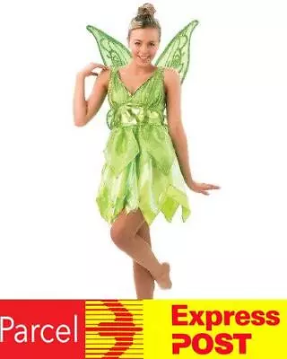 Deluxe Tinkerbell Disney Fairy Halloween Fancy Dress Adult Costume • $86.45