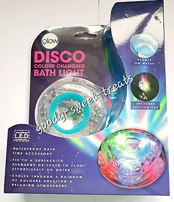 £10.99 • Buy Glow Disco L.E.D Colour Changing Bath Light Includes Suction Cup