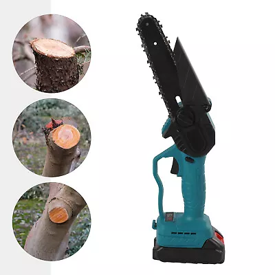 450W Mini Cordless Chainsaw Electric One-Hand Saw Wood Cutter W/1500mAh Battery • $24.71