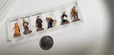 Model Train Scenery Figures BB Vintage Miniature Molded Plastic People • $12.95