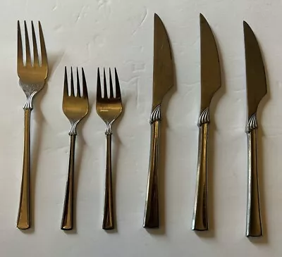 Lot Of 6 Used Mikasa Verona Stainless Flatware. • $15