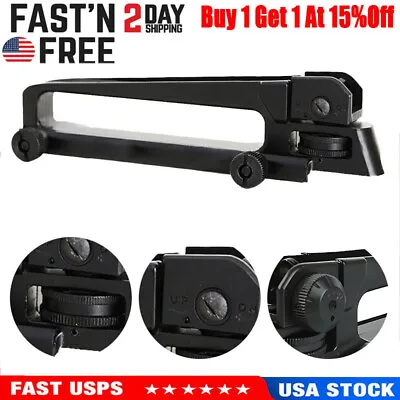 For NcSTAR MARDCH Carry Handle W/ Rear Sight Picatinny Weaver Rail Mount Black • $10.69