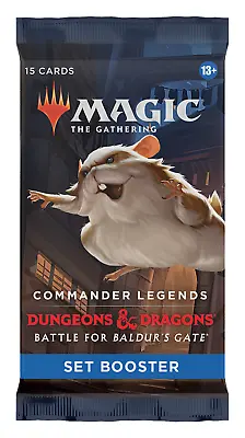 Magic The Gathering - Legends: Battle For Baldur's Gate - Set Booster Pack • $6.99