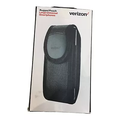 Verizon Rugged Nylon Universal Pouch For Large Smartphones Black • $8.29