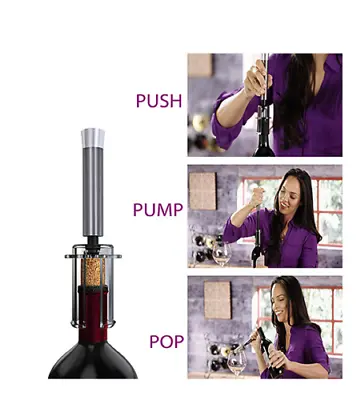 Professional Wine Bottle Opener Cork Screw Waiters Friend VINO POP UK SELLER • £9.99