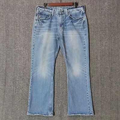 Bullhead Jeans Mens 34x29* Blue Loose Relaxed Straight Denim • $28.94