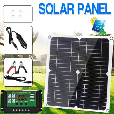 £19.58 • Buy 600 Watts Solar Panel Kit 100A 12V Battery Charger With Controller Caravan Boat