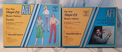 Vintage AFI Magic Fit Master Patterns Designing With Dusan And Pants Lot 2 Boxes • $23.99