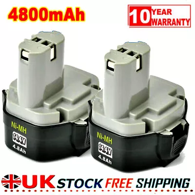 2XFor Makita Battery PA14 4.8Ah NiMH 14.4V 1420 1422 1433 1434 1435F 6280D 6281D • £25.49