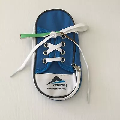 Ascent Learn To Tie Shoelaces Pencil Case Zip Around • $3.50