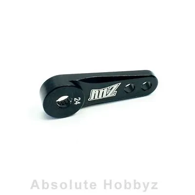 AHZ Machined Aluminum Single Arm Servo Horn (Black) (24T-Hitec) - AHZ-3502 • $11.99