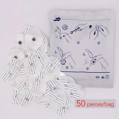 Disposable Electrode Pads For ECG EKG Heart Monitor Sensor Sealed 50pcs/bag • £179.08