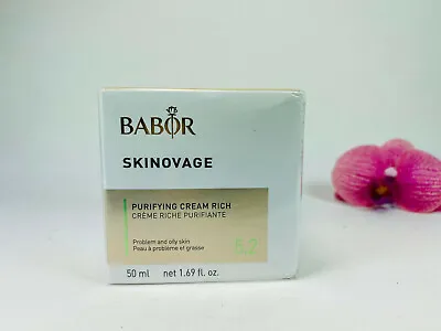 Babor Skinovage Purifying Cream Rich Creme Riche Purifiante 5.2 50ml / 1.69oz  • $59.75