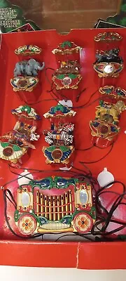 Vintage 1992 Mr Christmas Holiday Carousel Light~ Musical Circus Organ 6 Horses • $40