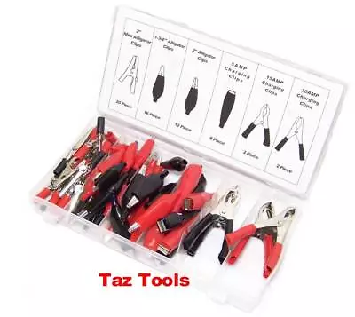 $10.74 • Buy 60 Pc Alligator Clip Assortment Test Lead Electrical Battery Terminal Connector