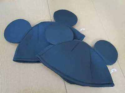 Mickey Mouse Ears Kids Hat Cap Black Disney World Mouseketeer Youth 2 Pack • $26