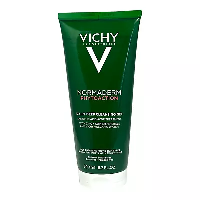 Vichy Normaderm Phytoaction Daily Deep Cleansing Gel 200ml/6.7fl.oz. NEW  • $16.95