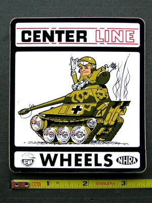  Center Line Wheels  Vintage Drag Racing Sticker ** NHRA U.S. NATIONALS INDY • $8.95